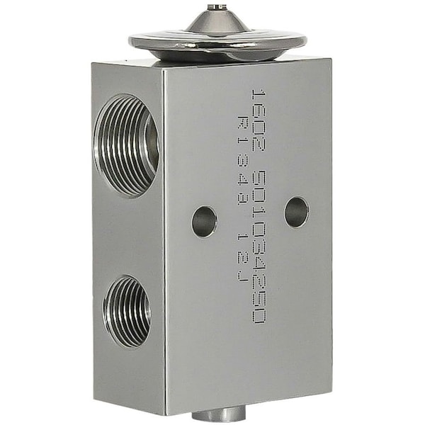 Truckair Exp. Valve - Block-Standard, Category: Expansion Valve, Type: Block, Style: Oring, Inlet: No 6 12-2612A - main